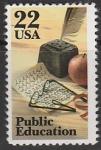 США 1985 год. Общественное образование, 1 марка 