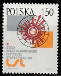 Польша 1975 год. 40 заседание Международного института статистики, 1 марка 
