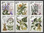 Польша 1980 год. Лекарственные растения, 6 марок 