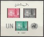 Афганистан 1961 год. День ООН, блок (беззубцовый)