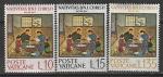 Ватикан 1964 год. Рождественские марки, 3 марки.