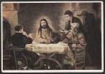ПК. Лувр. Картина Рембрандта "Христос в Эммаусе", 60-е годы