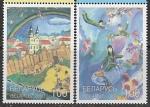 Беларусь 2000 год. Детские рисунки, 2 марки (042.188)