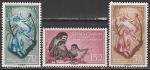 Испанская Гвинея 1955 год.День почтовой марки. Приматы, 3 марки (н