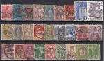 Набор марок. Швейцария 19-20 вв. 24 гашеные марки