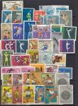 Набор иностранных марок, спорт, 40 гашеных марок