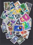 Набор иностранных марок, космос, 40 гашеных марок