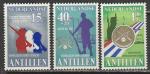 Нидерландские Антильские острова 1979 год. 50 лет Добровольческому корпусу Кюрасао, 3 марки 