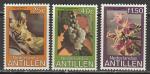 Нидерландские Антильские острова 1979 год. Цветы, 3 марки 