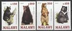 Малави 2010 год. Медведи, 4 марки 