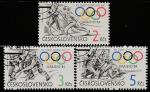 ЧССР 1984 год. Зимние Олимпийские игры в Сараево, 3 гашёные марки 