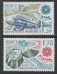 Франция 1979 год. История почты и телекоммуникации, 2 марки 