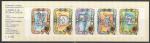 Италия 1993 год. История итальянской почты, 5 марок в буклете 