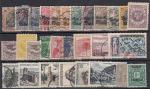 Набор иностранных марок. Франция, Рейх, Швейцария, 29 гашеных марок