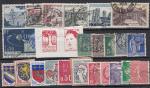 Набор иностранных марок. Франция, 25 гашеных марок