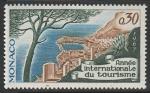 Монако 1967 год. Международный год туризма, 1 марка Монако 1967 год. Международный год туризма, 1 марка