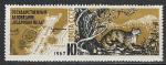 СССР 1967 год, Заповедник "Кедровая Падь", 1 марка. барс