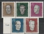 ГДР 1960 год, Памяти Узников Концлагерей, 5 марок. наклейки