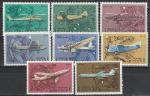 СССР 1969 год, Самолеты, серия 8 марок, гражданская авиация