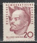 ГДР 1960 год, Ленин, 1 марка