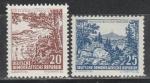 ГДР 1961 г, Ландшафты, 2 марки