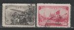 СССР 1948 г, День Танкиста, 2 гашёные марки