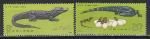 Аллигаторы, Китай 1983 Г, 2 марки