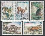 Испания 1972 год. Иберийская дикая природа. 5 марок. ((