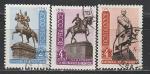 СССР 1961 г, Памятники, 3 гашёные марки