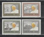 Литва 1993, Папа Римский, 4 марки