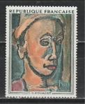 Франция 1971 год. Живопись. Жорж Руо. 1 марка Франция 1971 год. Живопись. Жорж Руо. 1 марка