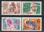 СССР 1963 год, Дети Советской Страны, 4 гашёные марки