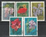 СССР 1971 год, Цветы, 5 гашёных марок