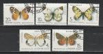СССР 1986 год, Бабочки, 5 гашеных марок