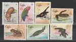 Фауна, Куба 1969 год, 7 гашёных марок