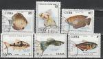 Рыбы, Куба 1978 год, 6 гашёных марок