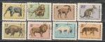Фауна Зоопарков, Болгария 1966 год, 8 гашеных  марок  .