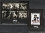 Первая Мировая Война, Фото, Тувалу, малый лист + блок