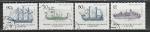 Албания 1989, Корабли, 4 гаш. марки