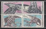Выход в Космос, ЧССР 1965 год, 2 пары марок 