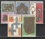 Археологические Находки, ЧССР 1969, 5 марок