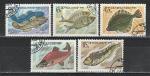 СССР 1983 год, Рыбы, 5 гашёных марок