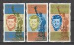 Шарджа (Кнор) 1965, Кеннеди, 3 марки)