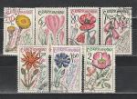 ЧССР 1965 год, Цветы, 7 гашёных марок