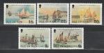 Мэн 1981, Парусники, 5 марок)