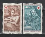 Красный Крест, Франция 1969 год, 2 марки