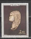 Искусство, Голова, Франция 1976 год, 1 марка