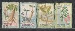 Коренья, КНДР 1962 год, 4 гашеные марки .