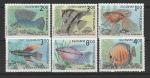 Болгария 1993 г, Рыбки, 6 марок  (н