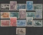 СССР 1942 год - 43 год, Война,16 гашёных марок